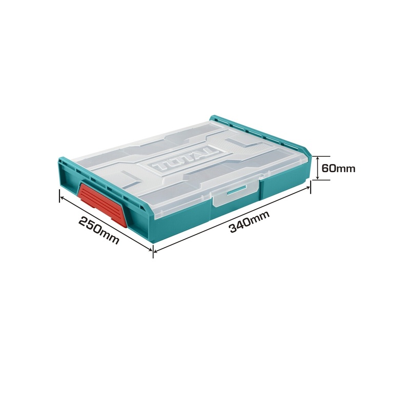 Total tools Stackable plastic box 340*250*60mm - THKTV02