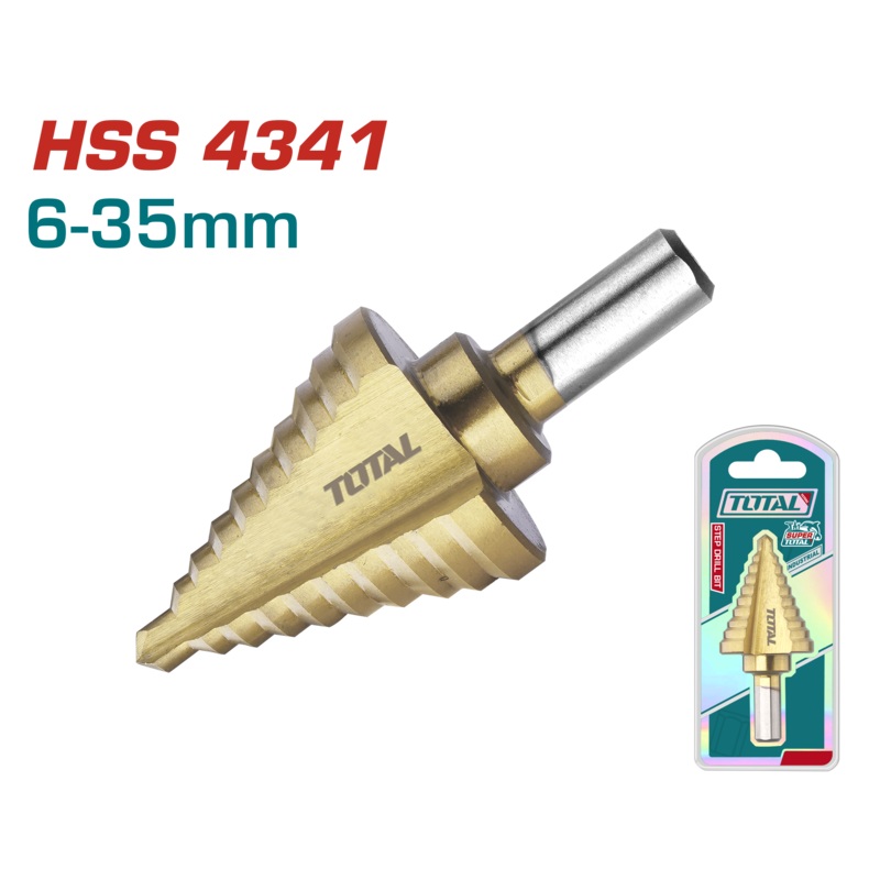 Total tools Step drill bit size 6 : 35 mm - TAC7563501