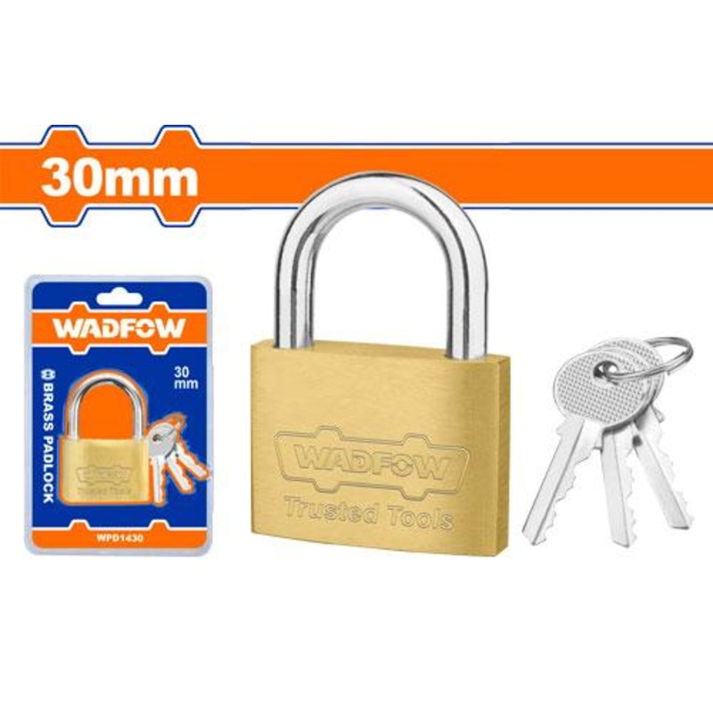 WADFOW Brass Padlock 30mm-WPD1430