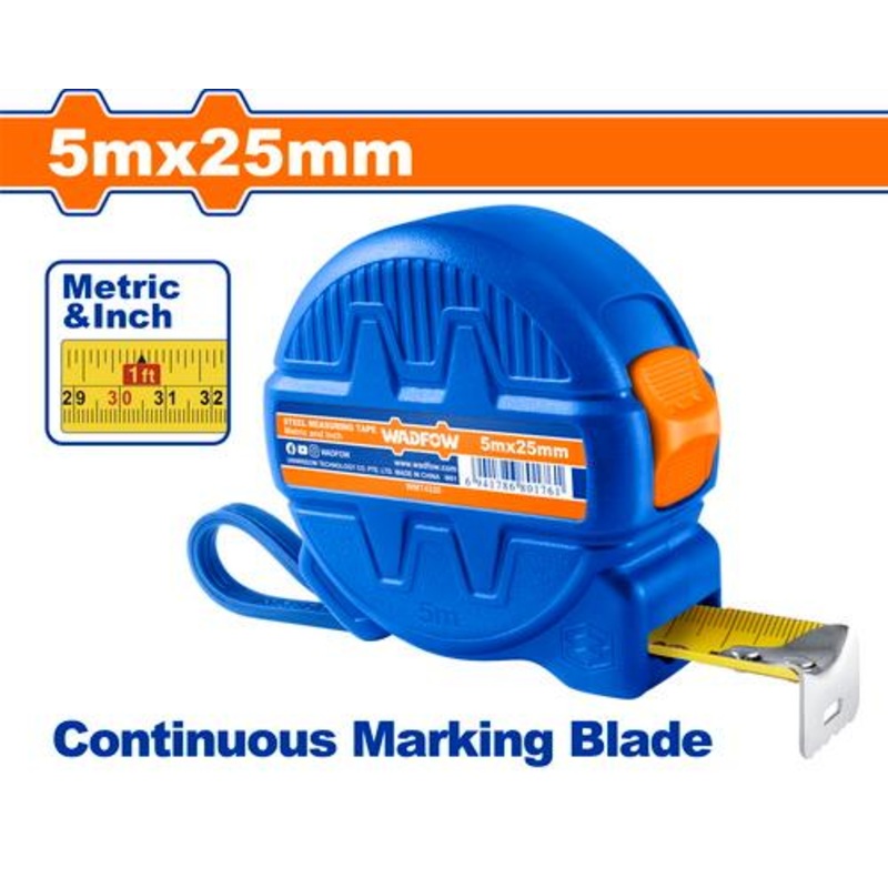 WADFOW Steel measuring tape 5mx25mm-WMT4330