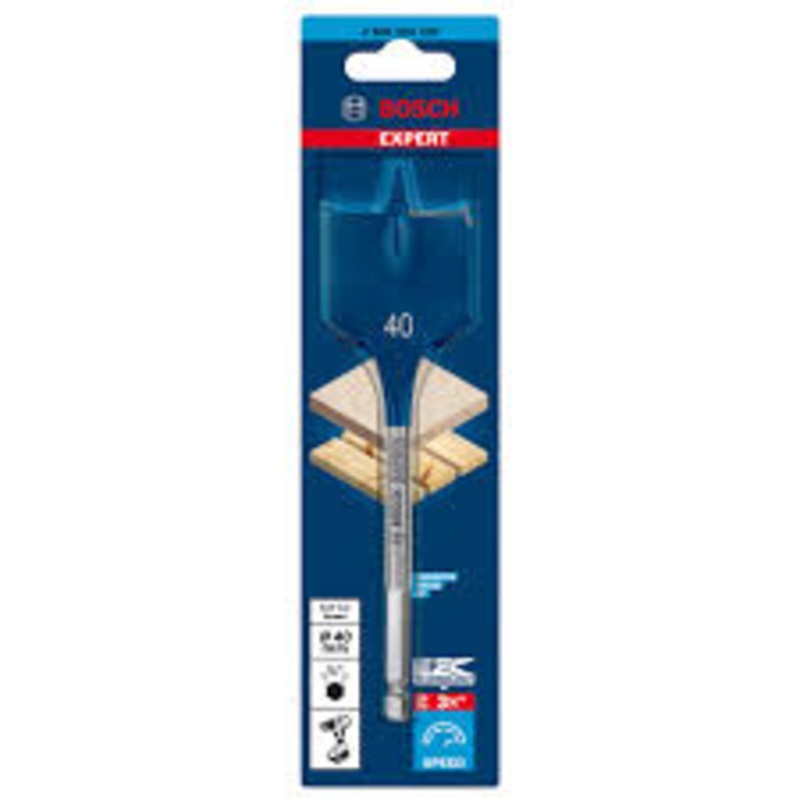 BOSCH  40mm x 152mm Expert Self-cut Speed Spade Drill Bit - 2608900330