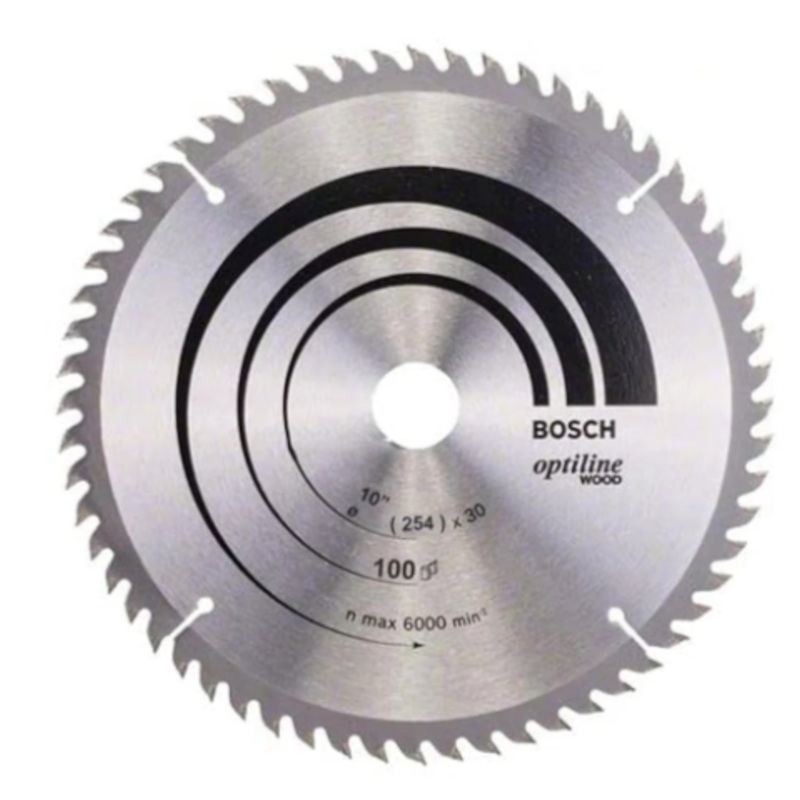 BOSCH Circular Saw Blade Optiline Wood 10 " 100 t - 2608640910