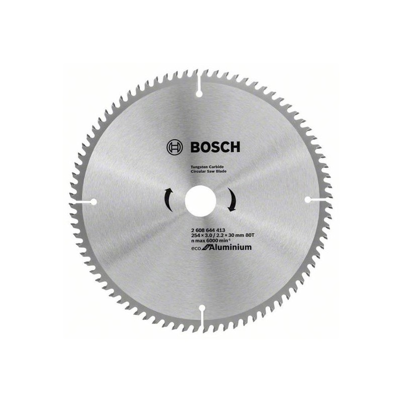 BOSCH  Eco Line circular saw blade for Aluminium  10 inch  80 teeth - 2608644413