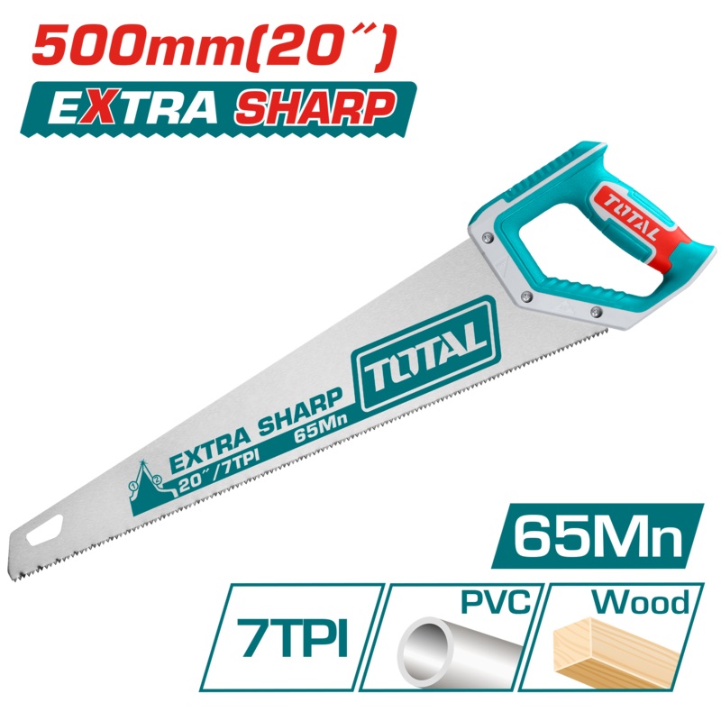 Total tools Hand saw  20 inch 7TPI - THT55206