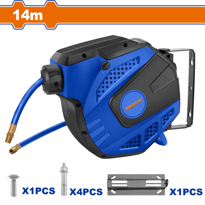 WADFOW Air hose reel 14 M auto lock-WAZ3515