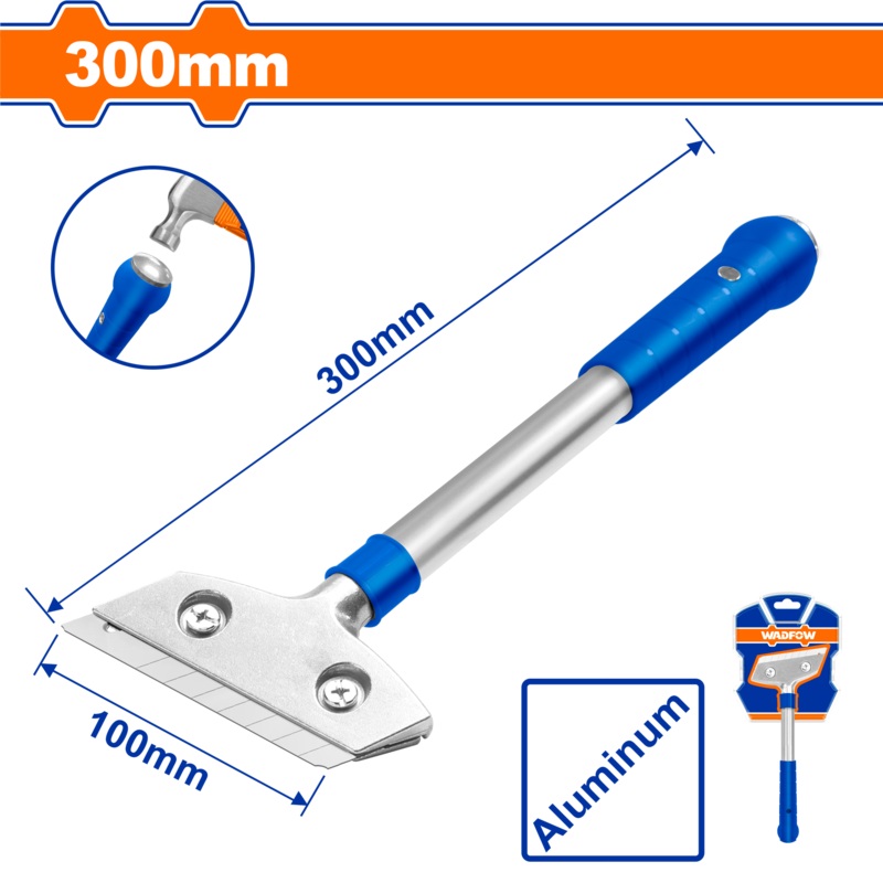 WADFOW Metal scraper 300 mm , 18 x 100 mm - WGS1630