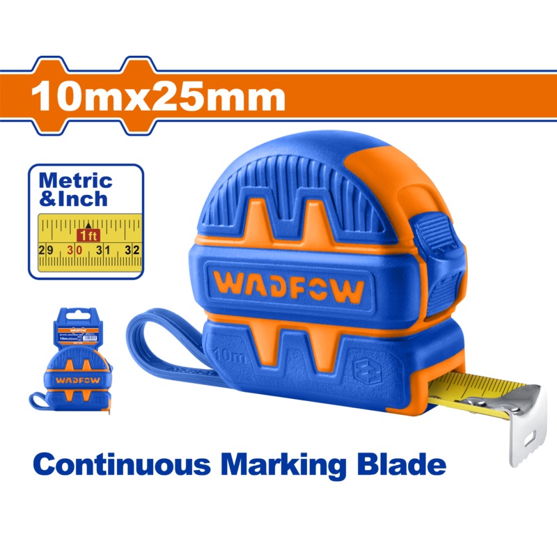 WADFOW Steel measuring tape 25 mm  10 M- WMT1250