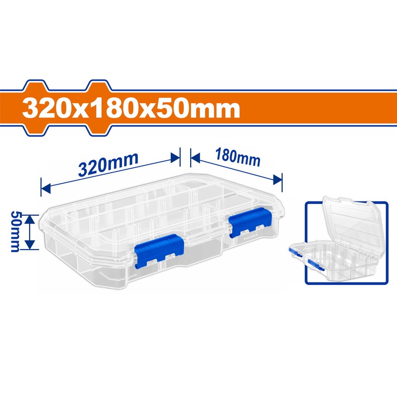 WADFOW Transparent organizer 320x180x50mm  - WTB8342