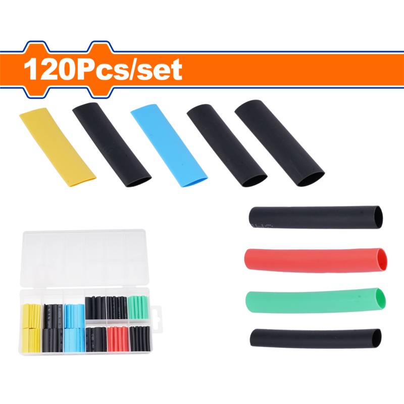 WADFOW120 Pcs heat shrink tubing assortment - WUR1B01