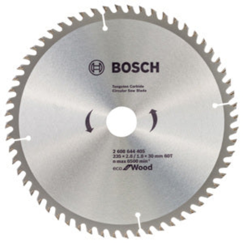 BOSCH Circular saw blade ECO wood   9.25 inch 60 T -  2608644405