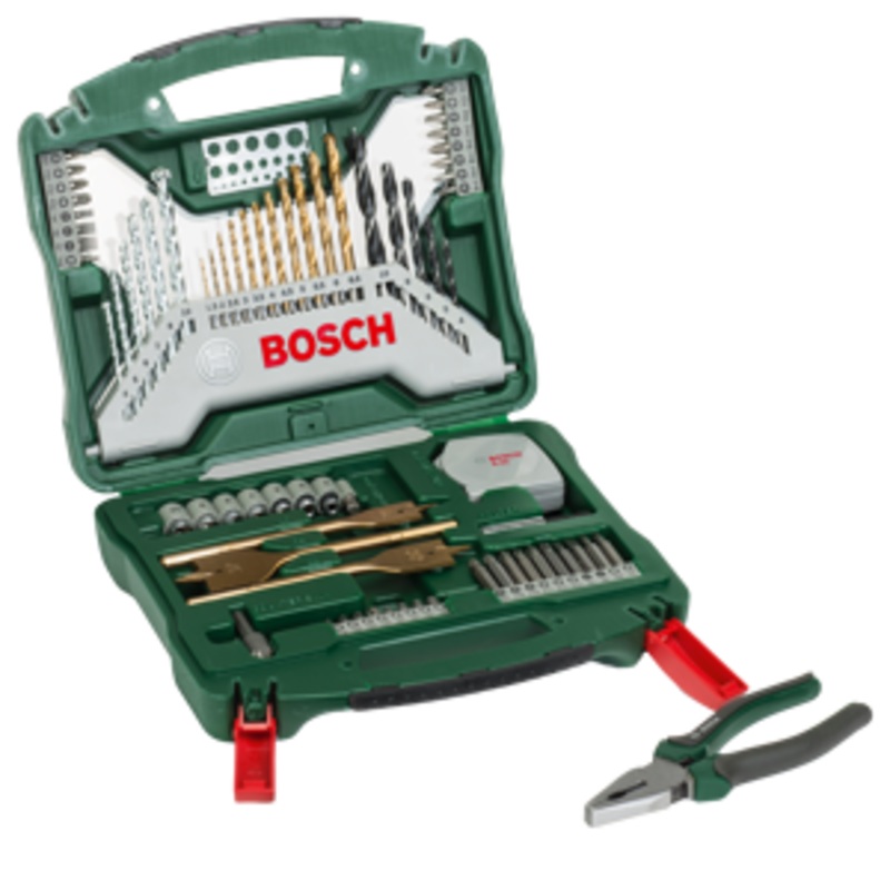BOSCH Universal X Line Titanium Drill and Bit Set  70 pcs - 2607017197