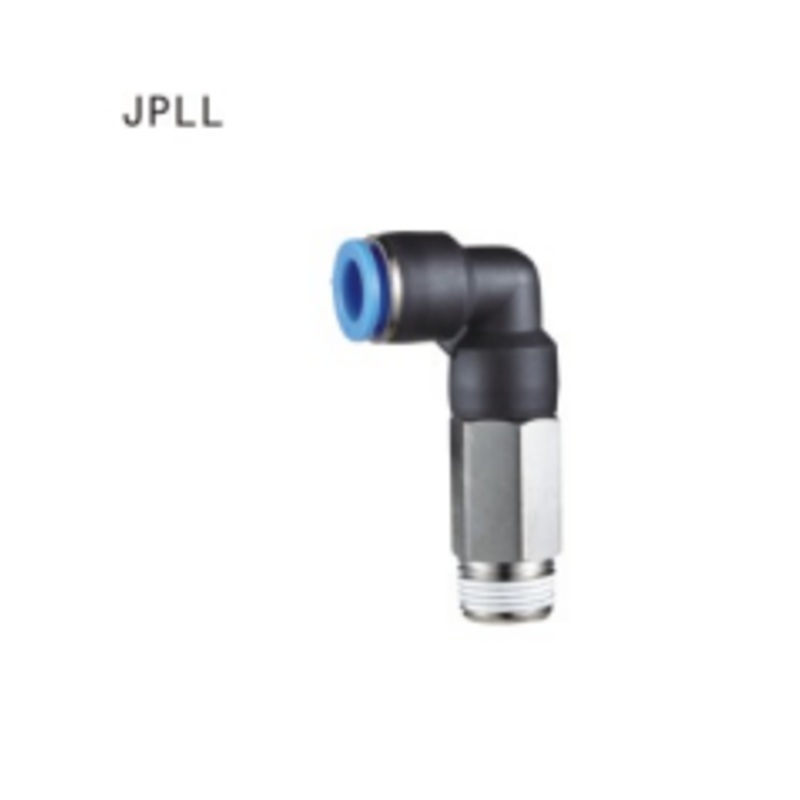 Long  Male Pneumatic Elbow Connector Thread x Tube - APLL