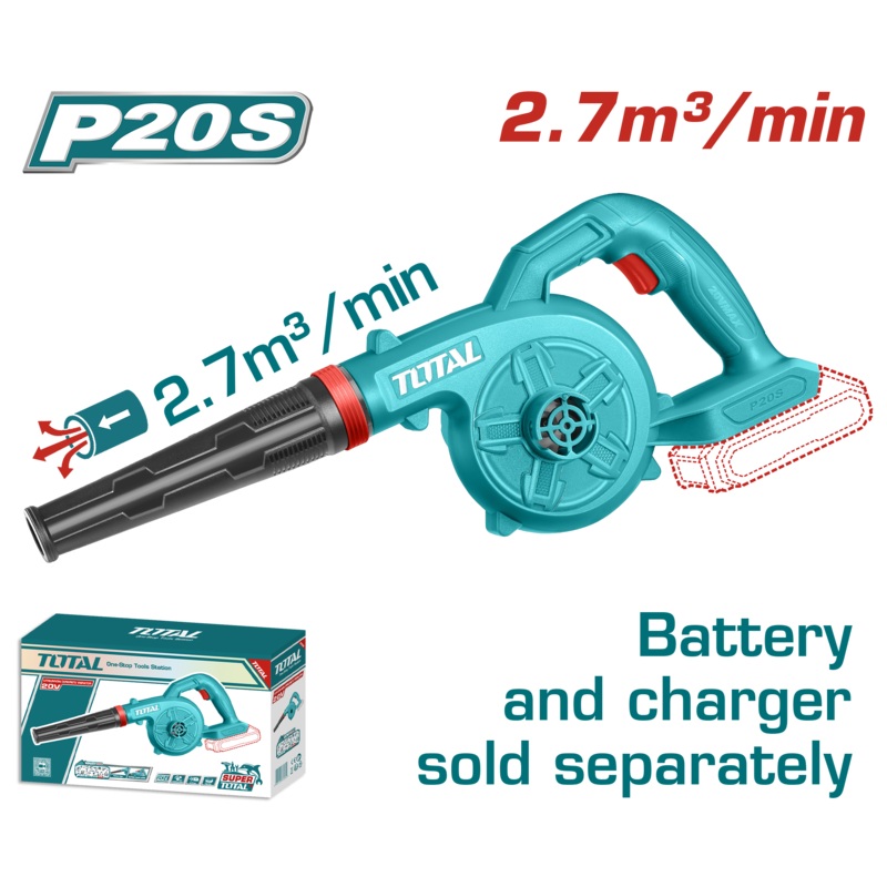 Total tools Cordless blower 20 volt without  battery and charger - TABLI20028