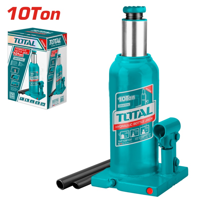 Total tools Hydraulic bottle jack 10 ton. - THT109102