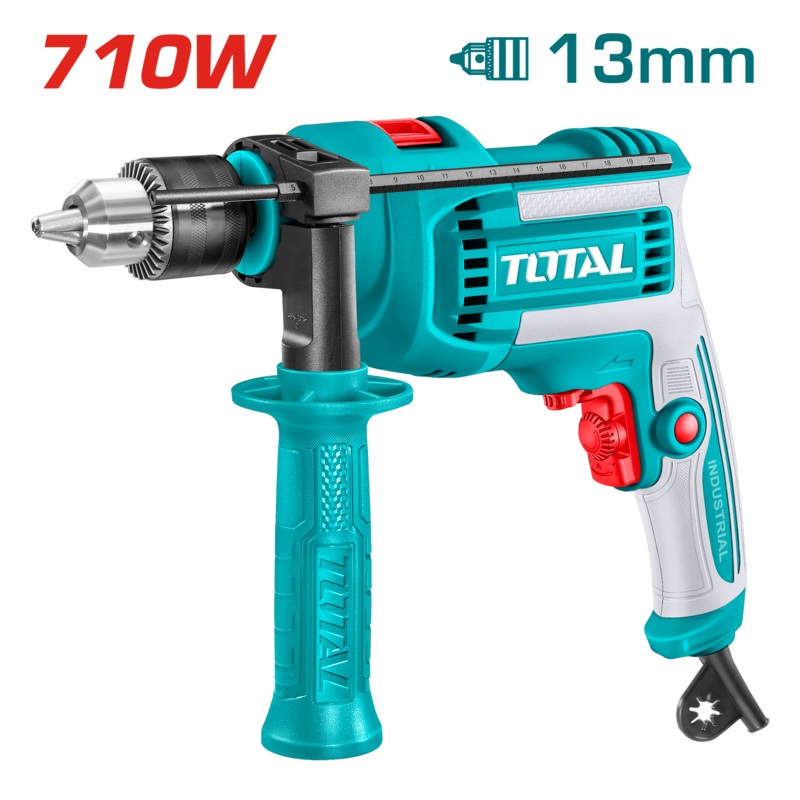 Total tools Impact drill 13 mm 710 W - TG1071366