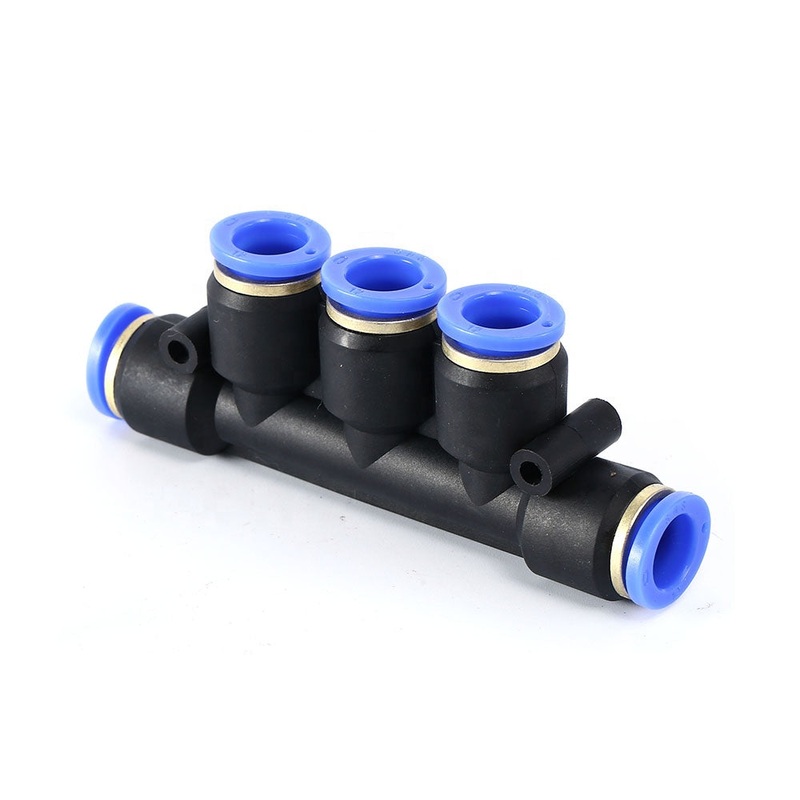 Five Way Union Connector pneumatic Air tube fittings Tube 6mm Model TPK 10