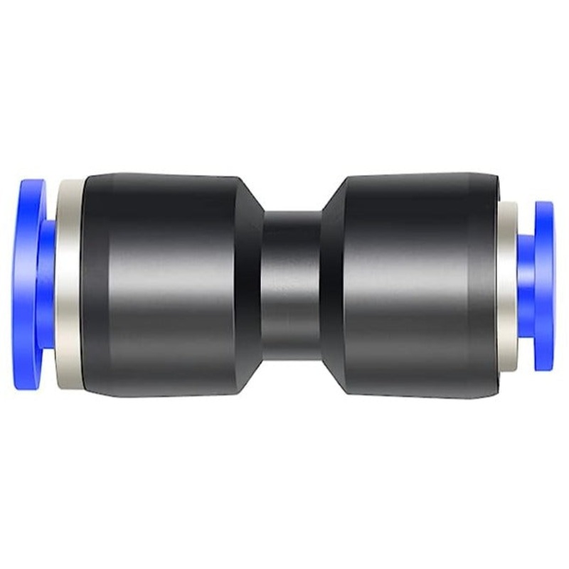 Straight Union Connector Two Way Pneumatic Air tube fittings Tube 10mm Model TPU10
