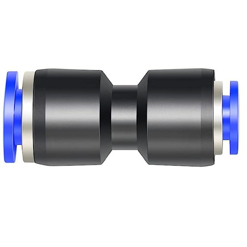 Straight Union Connector Two Way Pneumatic Air tube fittings Tube 14mm Model TPU14