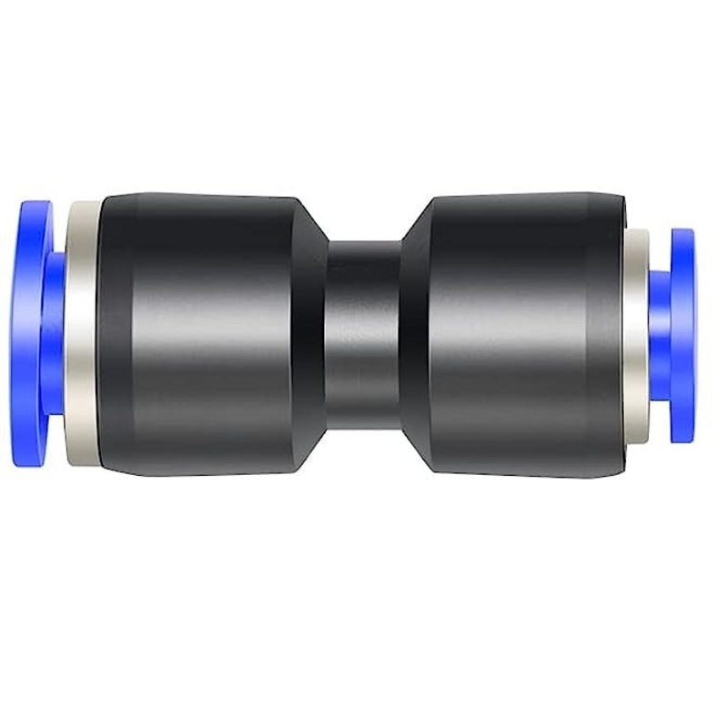 Straight Union Connector Two Way Pneumatic Air tube fittings Tube 4mm Model TPU04