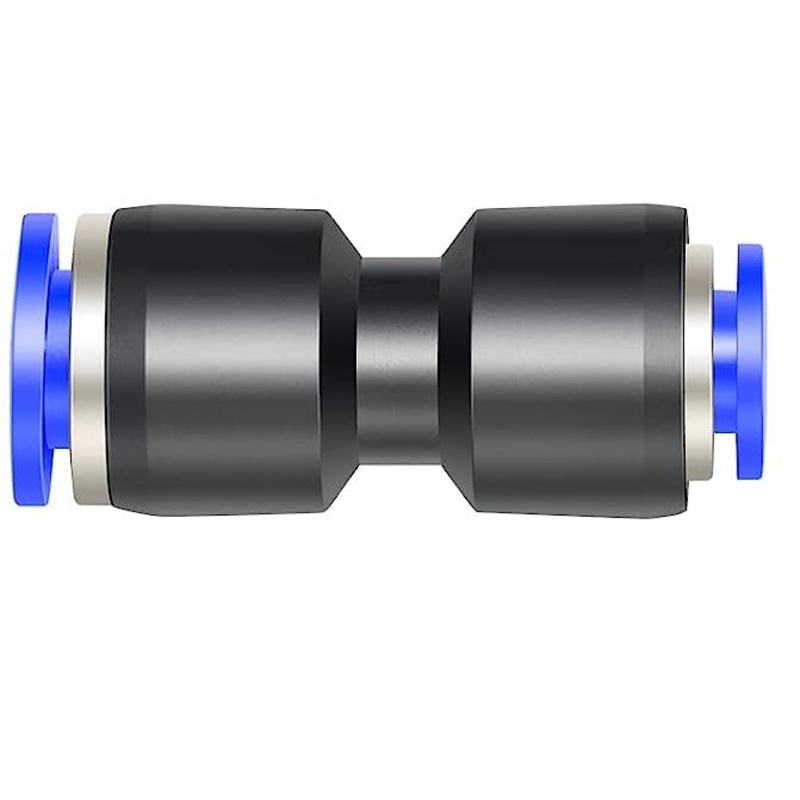 Straight Union Connector Two Way Pneumatic Air tube fittings Tube 6mm Model TPU06