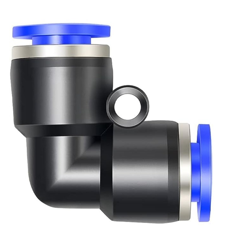 Union Elbow Connector Pneumatic Air tube fittings Tube 4mm Model TPV 4
