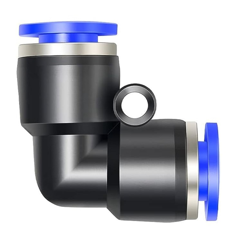 Union Elbow Connector Pneumatic Air tube fittings Tube 6mm Model TPV 6