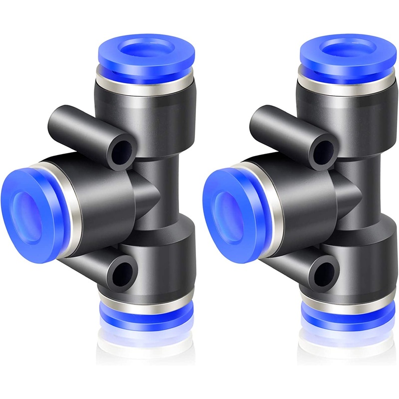 Union T/Tee Connector Three Way Pneumatic Air tube fittings Tube 4mm Model TPE-4