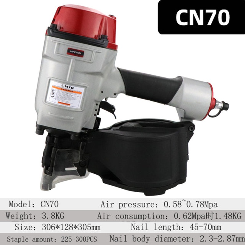 Heavy Duty Air Nail Stapler Pneumatic  For Wooden Pallet Making-N-CN70