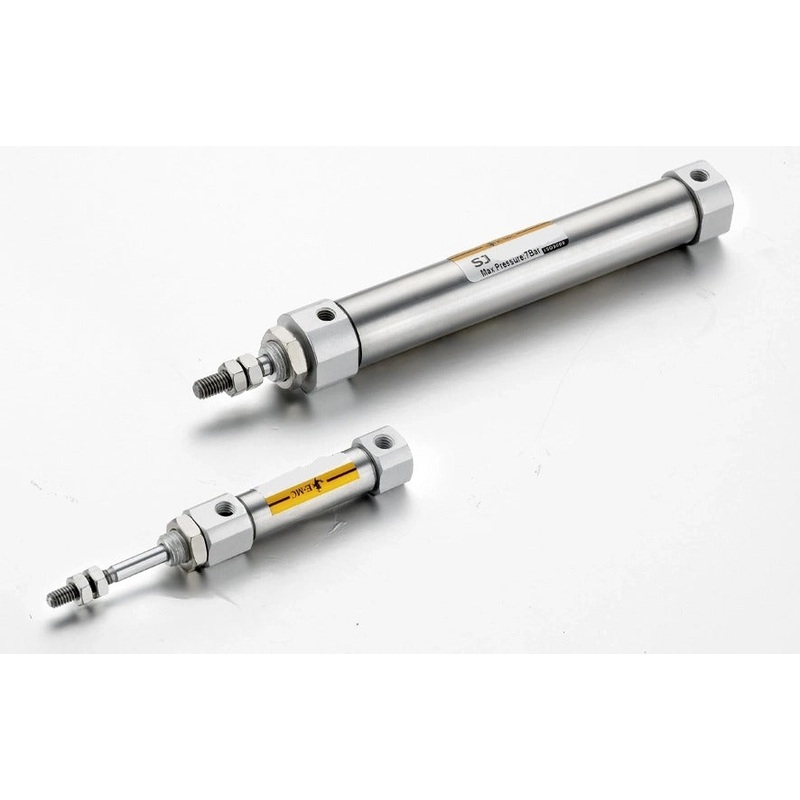 Round Double Acting Cylinder 10x15- Magnetic - Stainless Steel SJ10X15-CB