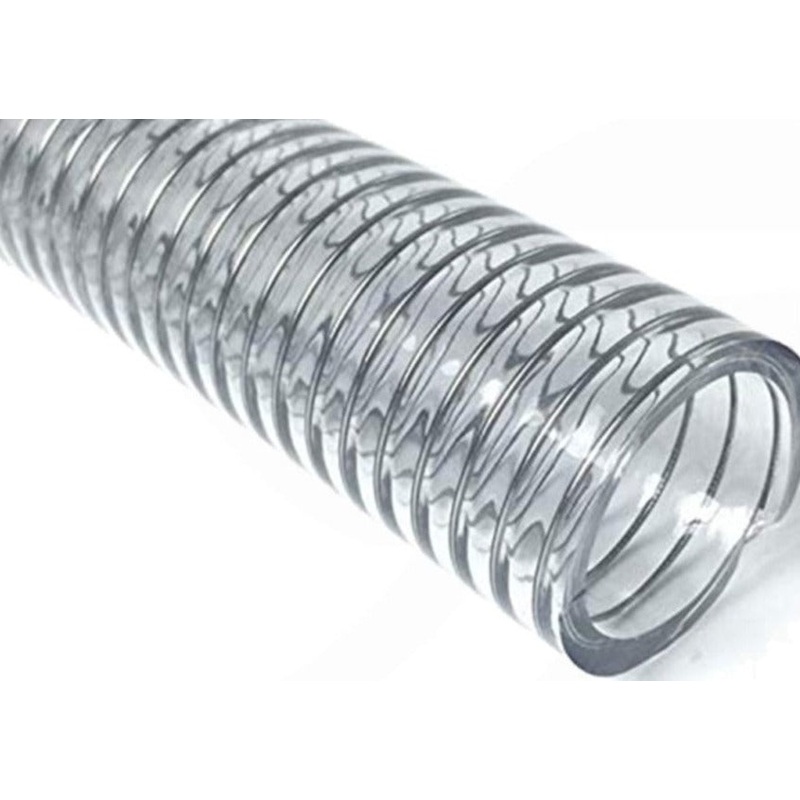 Transparent wire water hose - 1 M (PVC-WIRE)