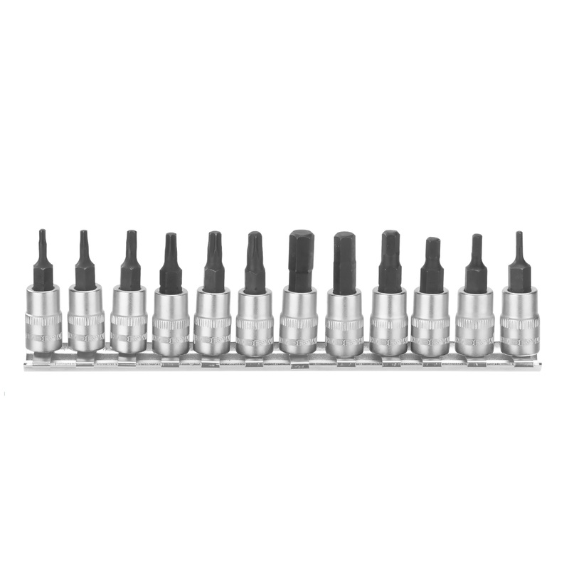 WADFOW 12 Pcs 1/4" Bit socket set - WST2414