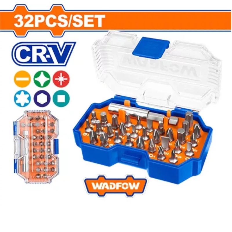 WADFOW 32 Pcs screwdriver bits set WBS3B32