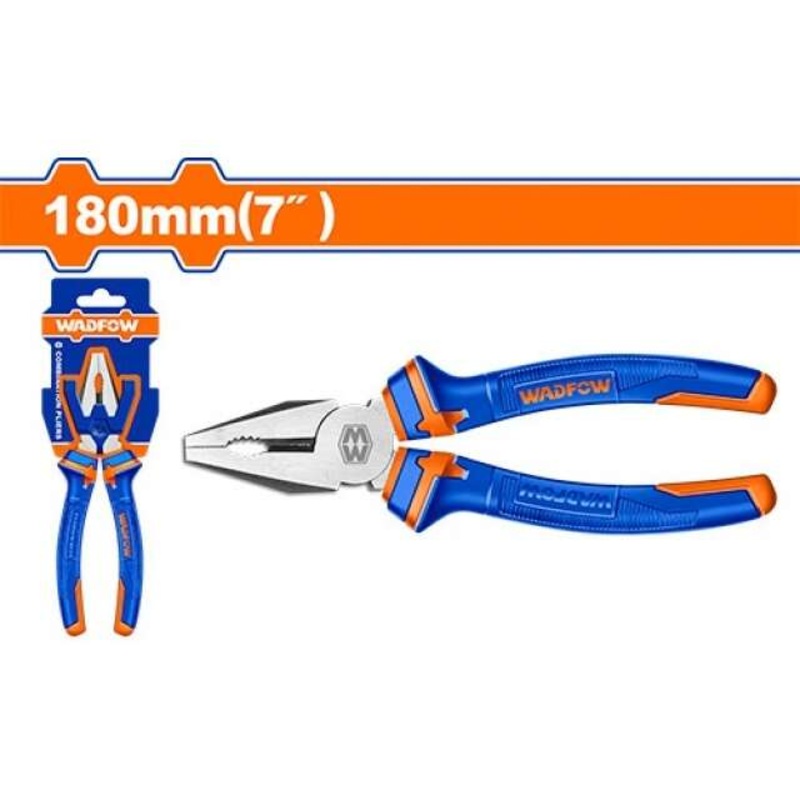 WADFOW  Combination pliers 7"/180mm carbon steel - WPL1C07