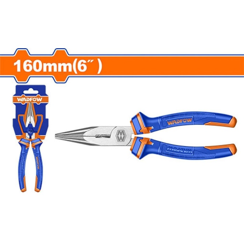 WADFOW Long nose pliers 6"/160mm carbon steel - WPL2C06