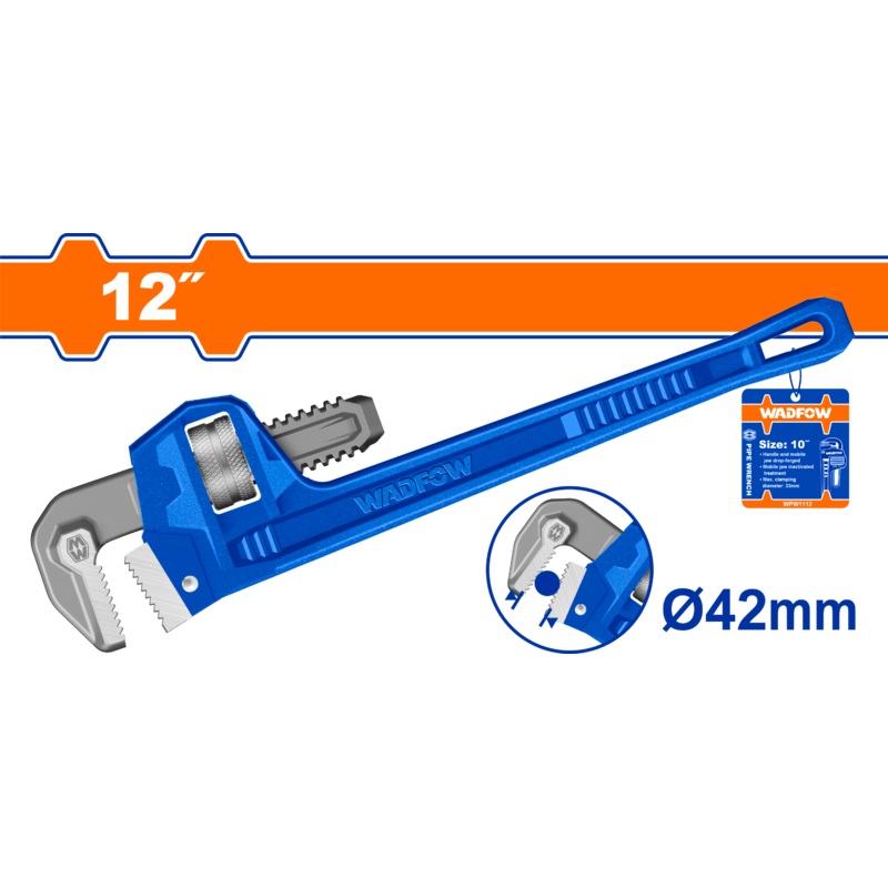 WADFOW Pipe wrench "12"inch - WPW1112