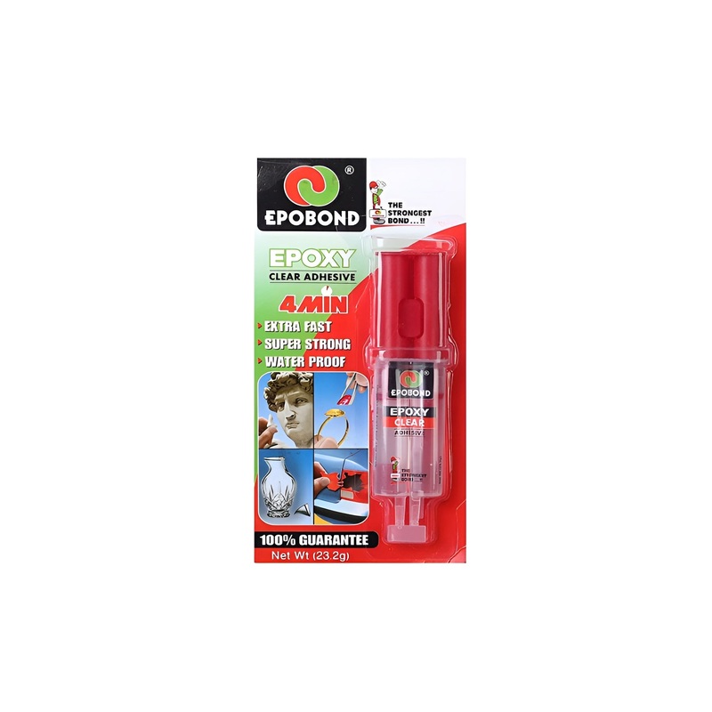 epobond epoxy Syringe 4 minute rapid Clear adhesive/EPOBOND-1010
