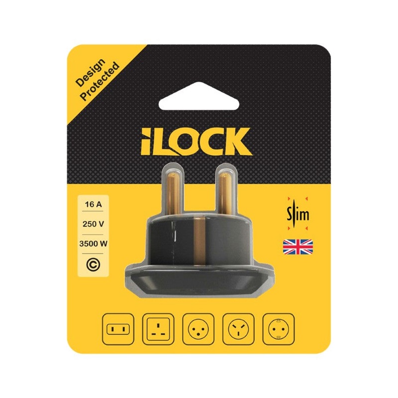 I lock Travel Plug Adapter  Converter - ILOCK-SOCKET-ADAPTER-16A