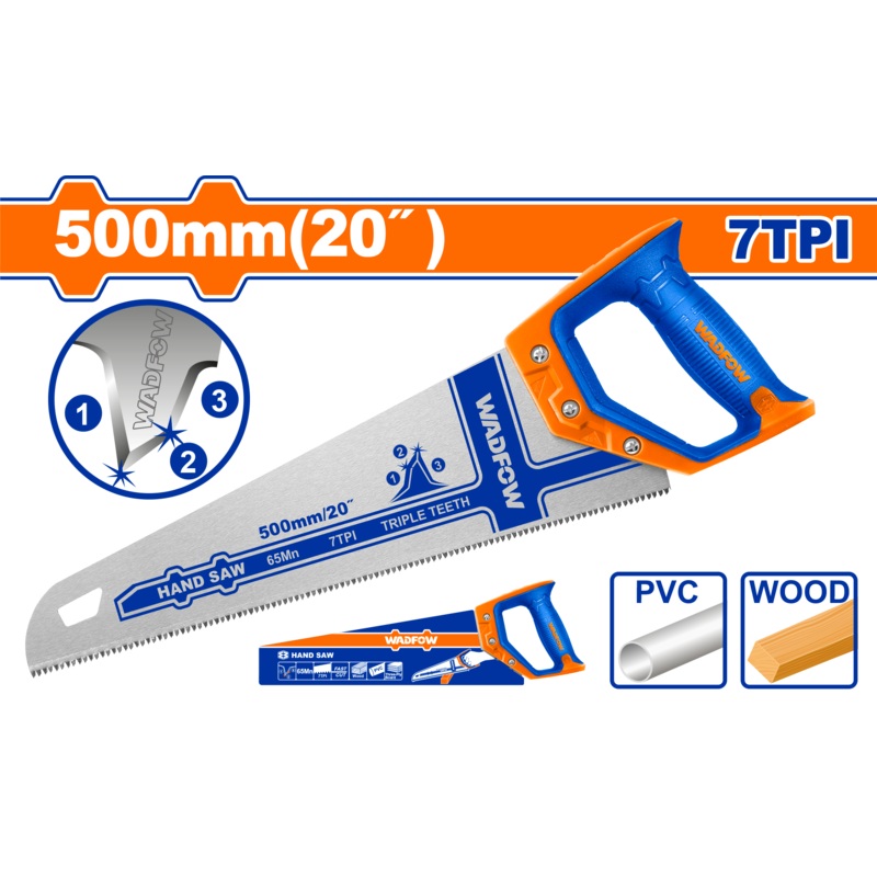Wadfow hand saw 20 inch Fast cutting -WHW8G20