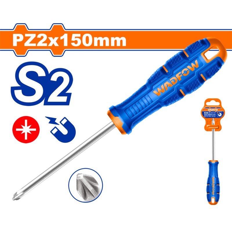 WADFOW Pozidriv screwdriver 150mm - WSDC226