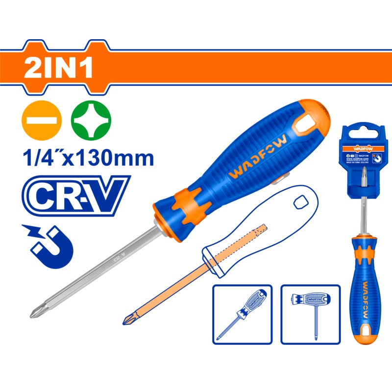 Wadfow screwdriver set 2 In 1 - WSS45M3