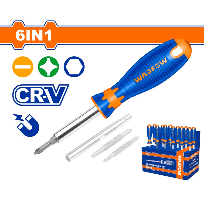 Wadfow screwdriver set 6 In 1 -WSS5506