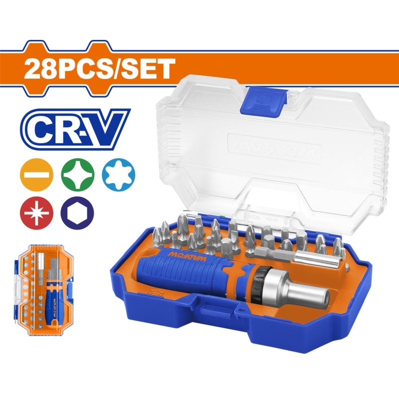 Wadfow28 Pcs Screwdriver bits set- WSS8B28