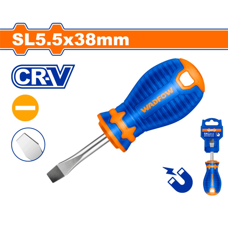 WadfowSlotted screwdriver5.5mm*38mm -WSD1251