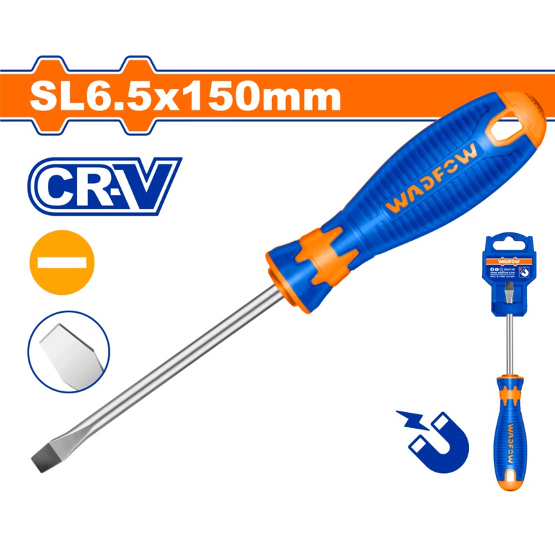 WadfowSlotted screwdrivr6.5mm*150mm-WSD1266