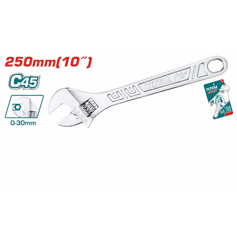 Total tools Adjustable wrench 10" - THT1010103