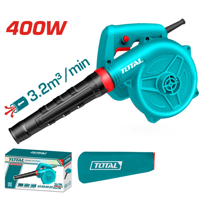 Total tools air blower 400 w + dust bag - TB4036
