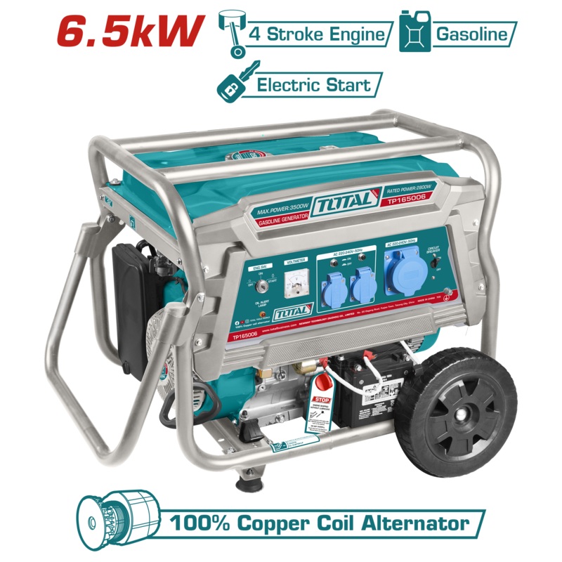 Total Tools Gasoline generator 6.5 kW-TP165006