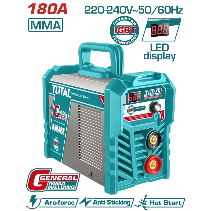 Total tools Inverter MMA welding machine 180 A - TW218028
