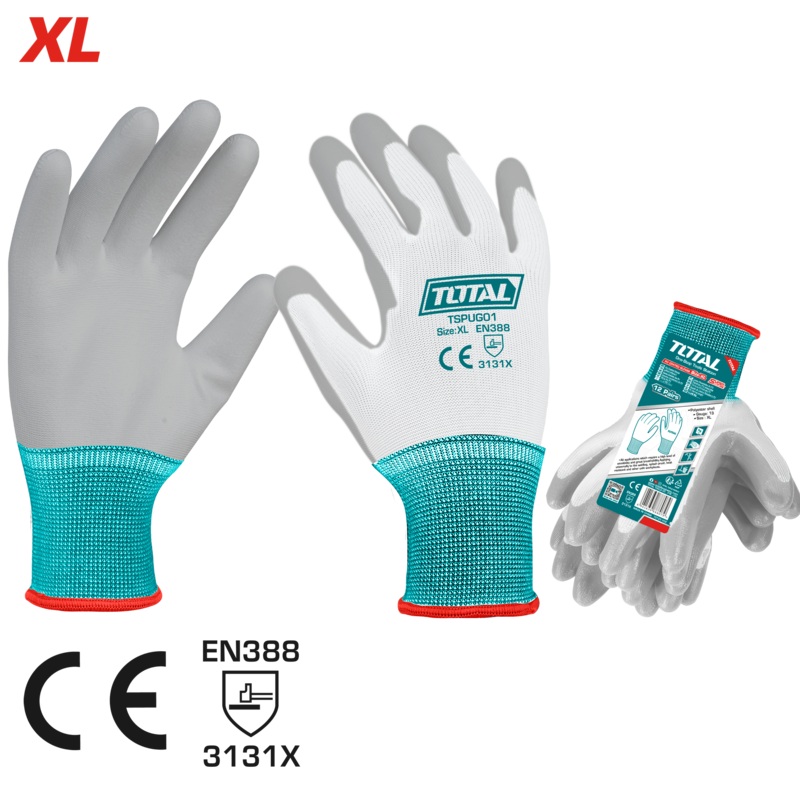 Total Tools PU Coated Gloves-TSPUG01