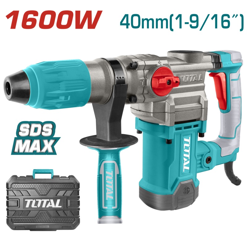 Total tools Rotary hammer SDS MAX  40 mm 1600 w - TH1163855